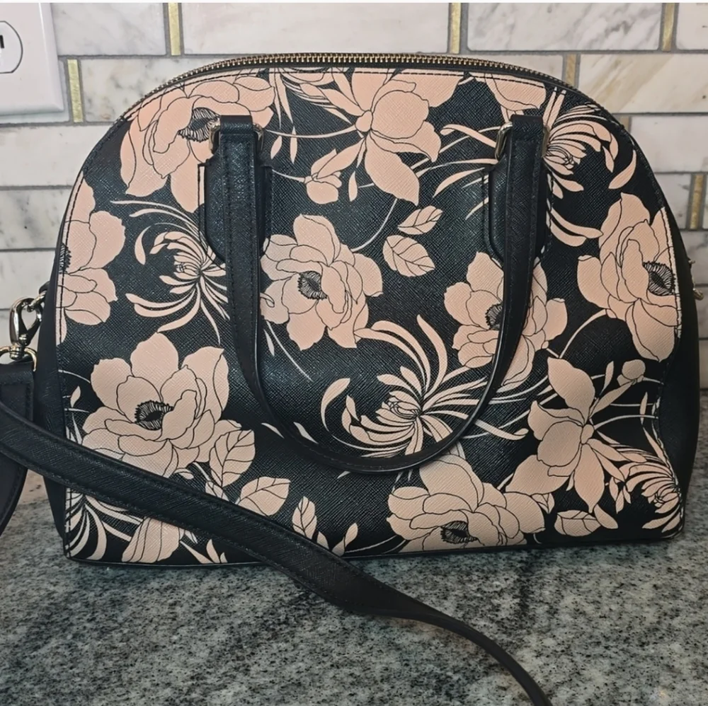 Kate Spade Laurel Way Reiley Gardenia Dome Satchel Bag Crossbody Bag - Picture 2 of 9